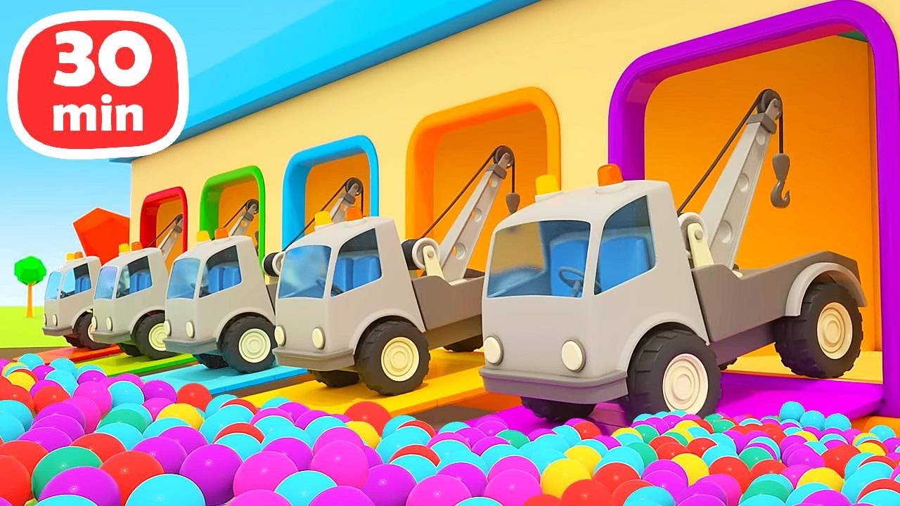 Die Helfer Autos und ihre neue Eins&auml;tze. Helfer Autos Kompilation