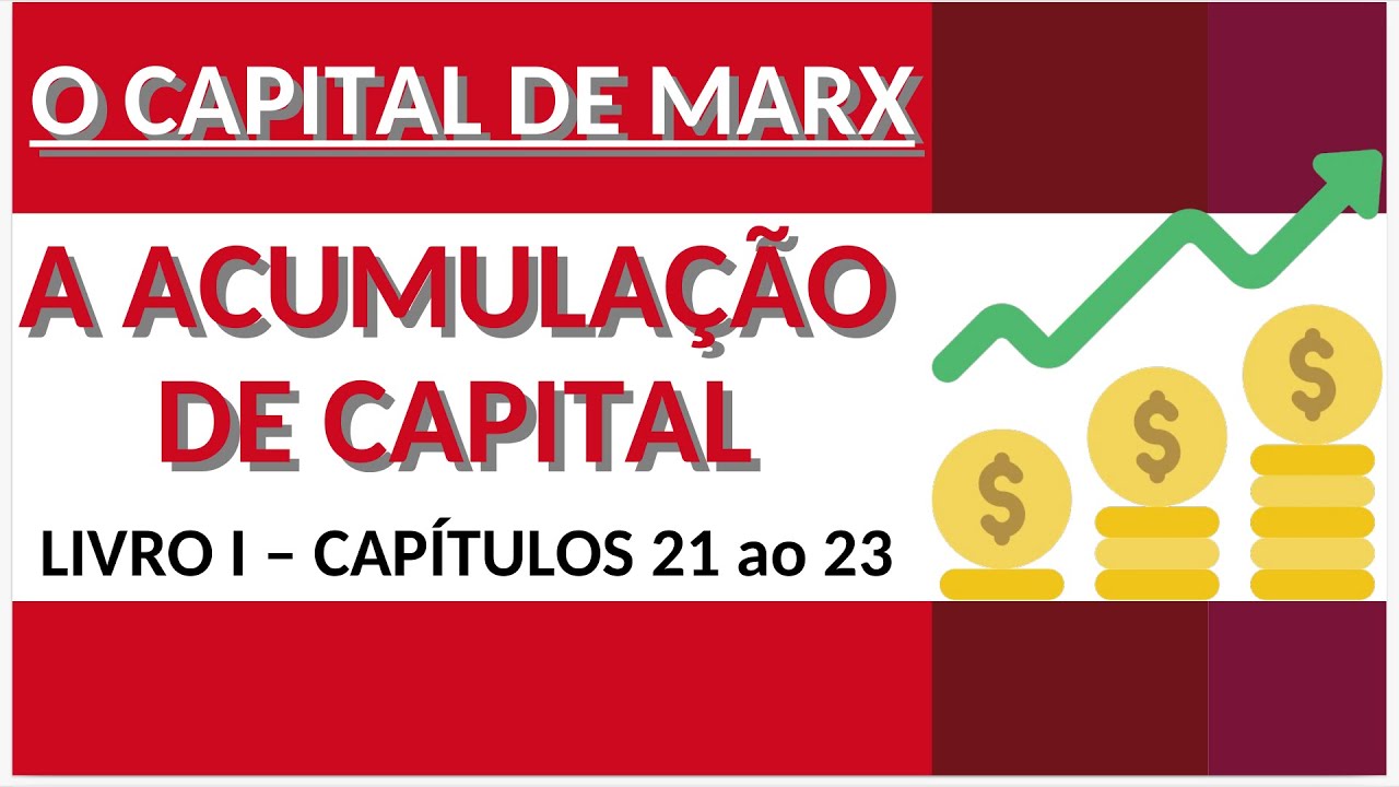 A ACUMULAÇÃO DE CAPITAL |  O CAPITAL DE MARX: Livro I Caps. 21-23  VID #13