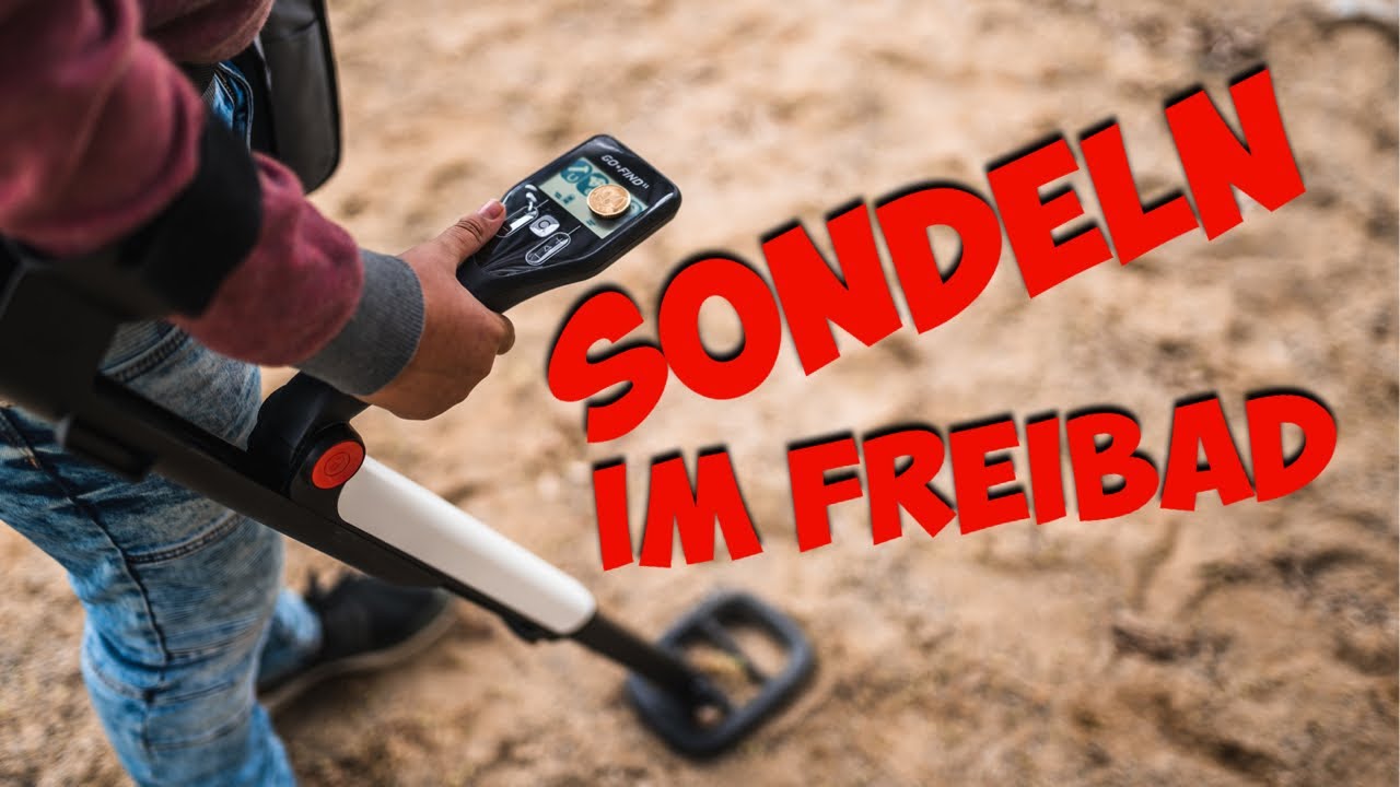 Sondeln im Freibad mit dem Minelab Go Find 11 Metalldetektor - Perfekt für Anfänger und Kinder