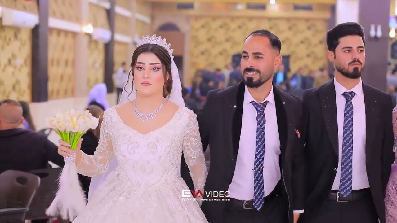 الفنان  قاسم السموقي شاكر خليل  حفلة زفاف زيد و حزنة في ازادي شنكال جزء 6