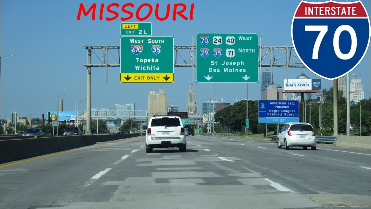 Interstate 70 - Missouri westbound [FULL LENGTH VIDEO]