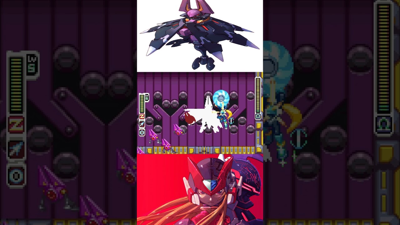 Mega Man Zero 3 Vs. Devilbat Shilt (No Damage, Speed Kill W/Shield Boomerang)