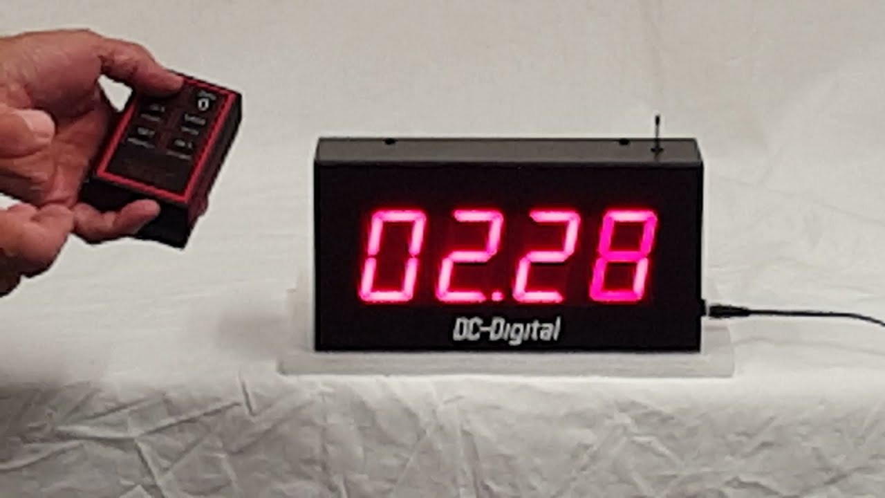 DC 25T DN W Wireless Countdown LED Digital Timer