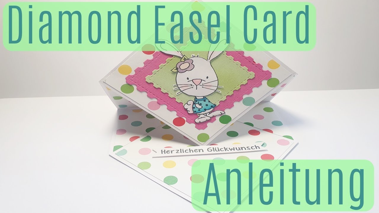 Daimond Easel Card ✿  Diamat Staffelei Karte ✿ Deutsch ✿ Anleitung ✿ Karten basteln