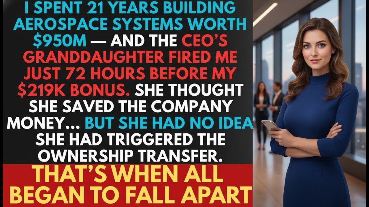 The CEO's Niece Fired Me 72 Hours Before a $219,000 Bonus — $950M Merger Collapsed in 4 Days