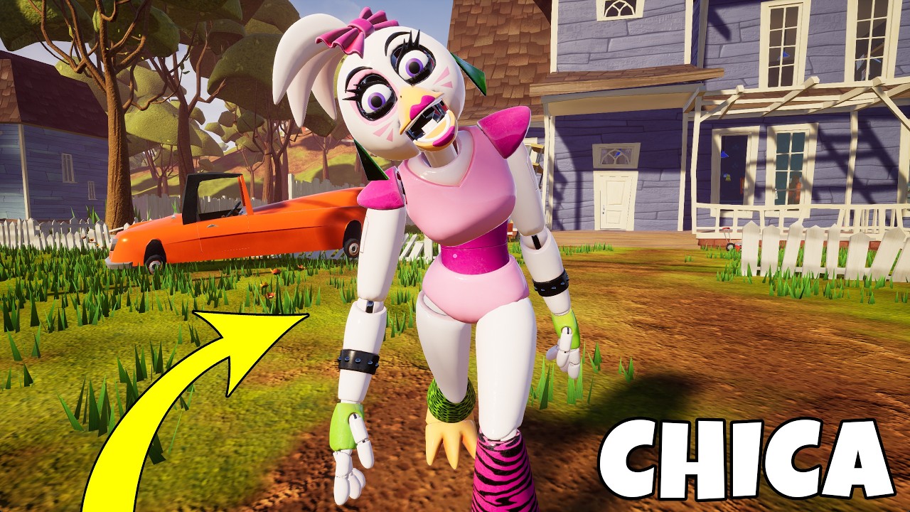 Glamrock Chica in Hello Neighbor!