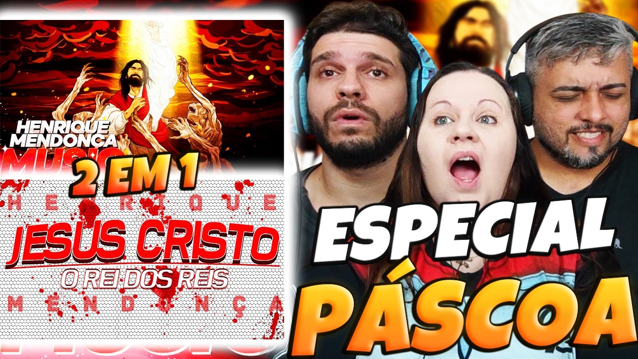 2 EM 1 RAP DE JESUS CRISTO | HENRIQUE MENDONÇA | A RESSUREIÇÃO + O REI DOS REIS | FAMILY REACTS
