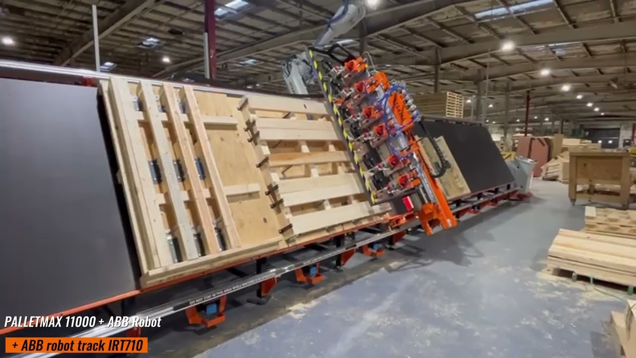 STAKMA: PALLETMAX 11000 + IRB6740 + IRT710 Robot track | United States