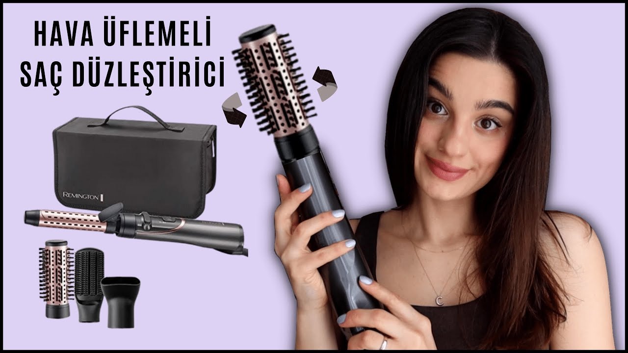 YENİ SAÇ ŞEKİLLENDİRİCİ 😍 Remington AS8606 Curl Straight Confidence Kutu Açılışı & Deneme 💇🏻‍♀️