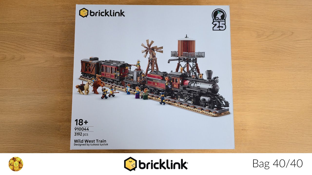 🎧 BrickLink 910044 Wild West Train (bag 40/40) (no talking)