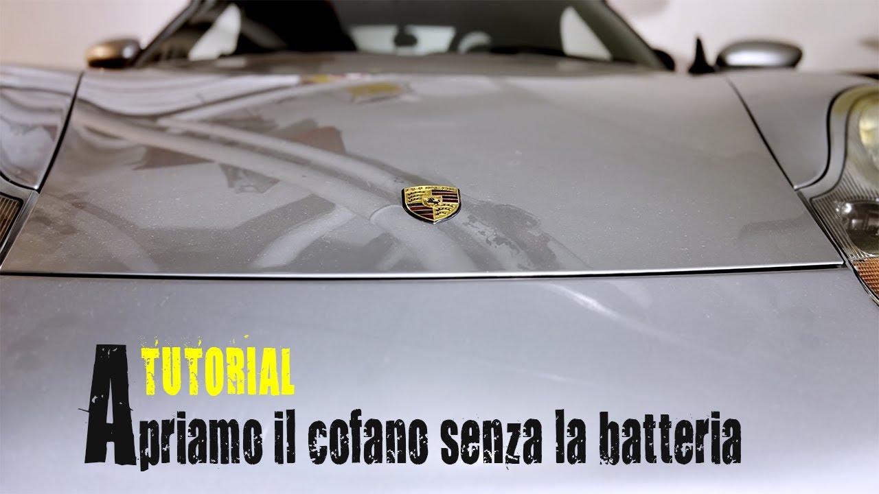 Tutorial avviamento Porsche boxster 986 batteria scarica