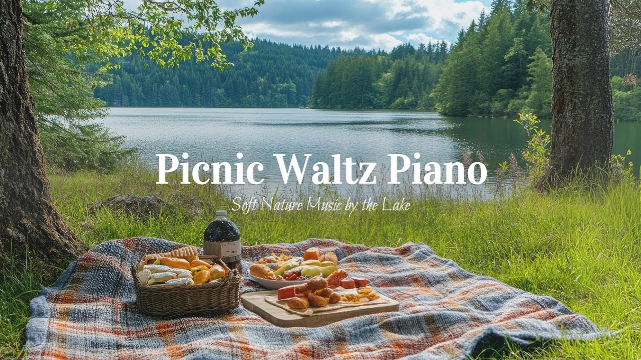 Picnic Waltz Piano | A Peaceful Picnic by the Lake