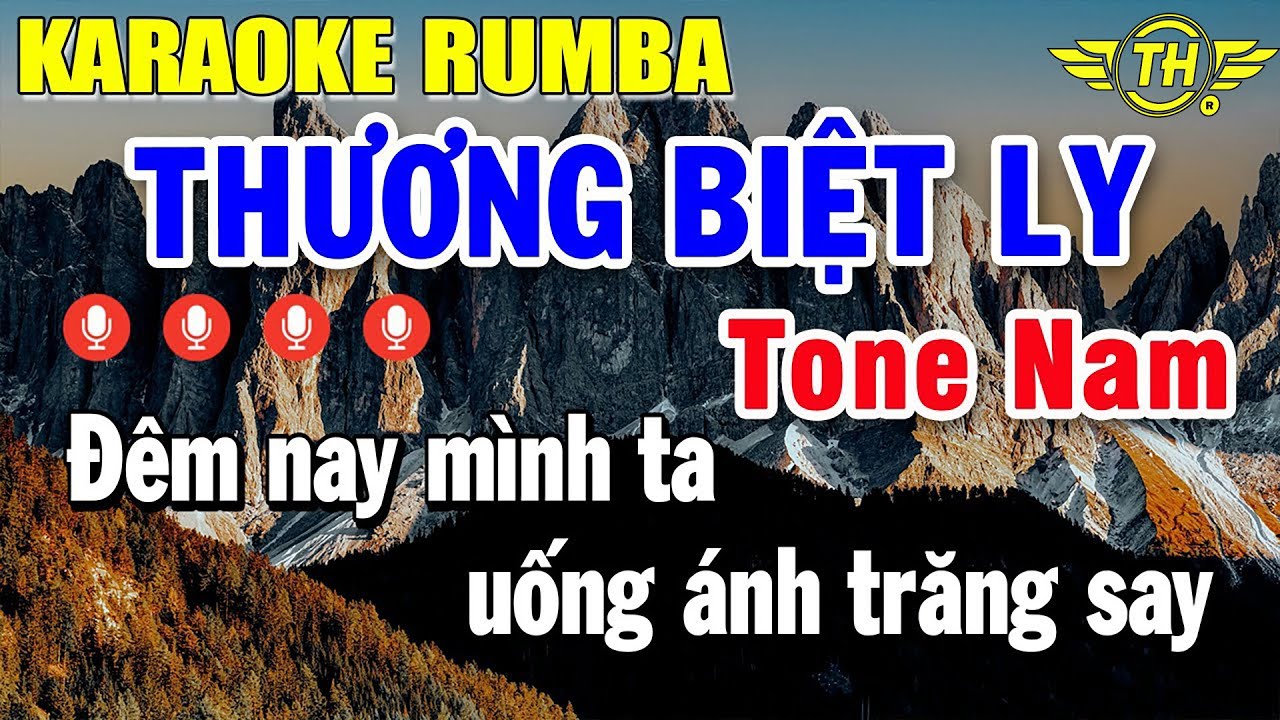Thương Ly Biệt Karaoke Tone Nam ( Bm ) Nhạc Sống Rumba | Trọng Hiếu