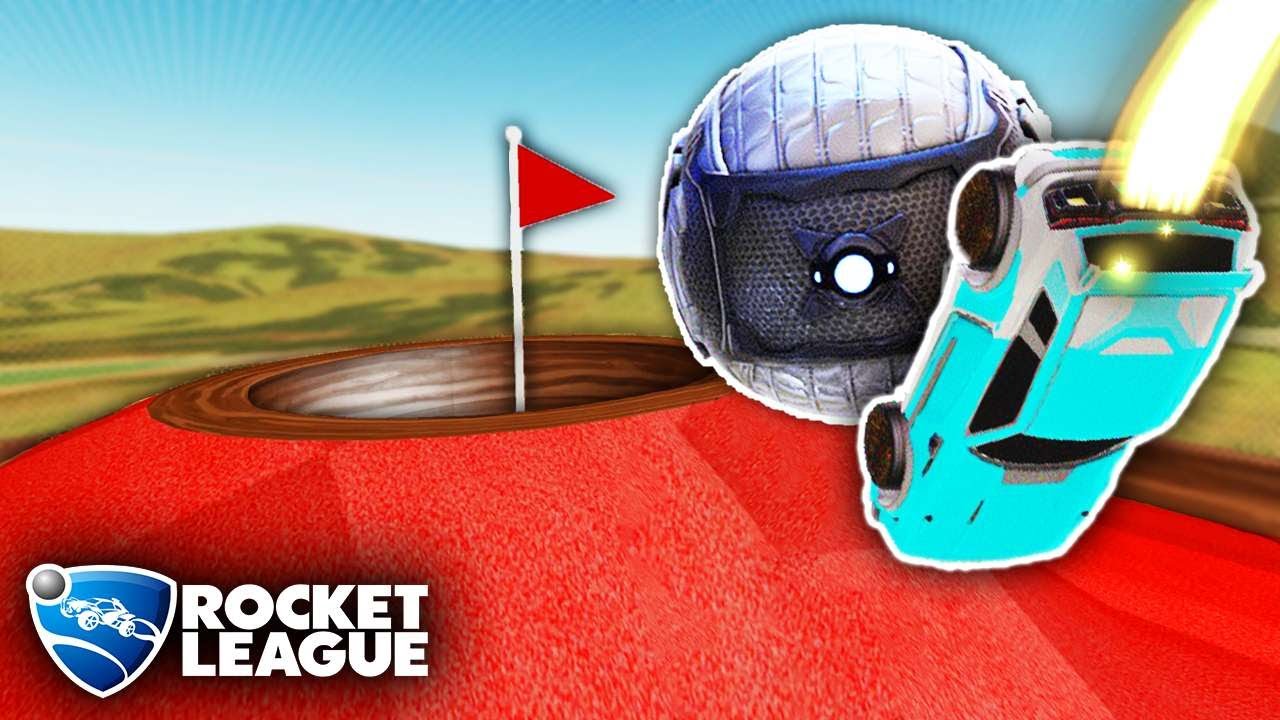 Minigolf 1vs1 aber es ist Rocket League ⛳️