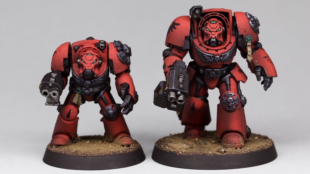 Painting Terminators 30 Years Apart | BLOOD ANGELS | Space Marines | LEVIATHAN | WARHAMMER 40k |