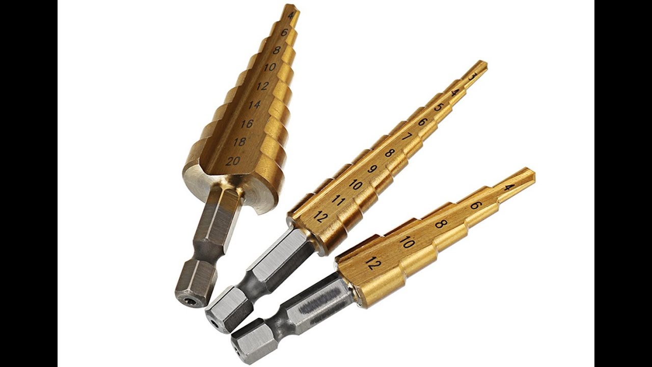 Drillpro HSS Titanium Coated Step Drill Bit