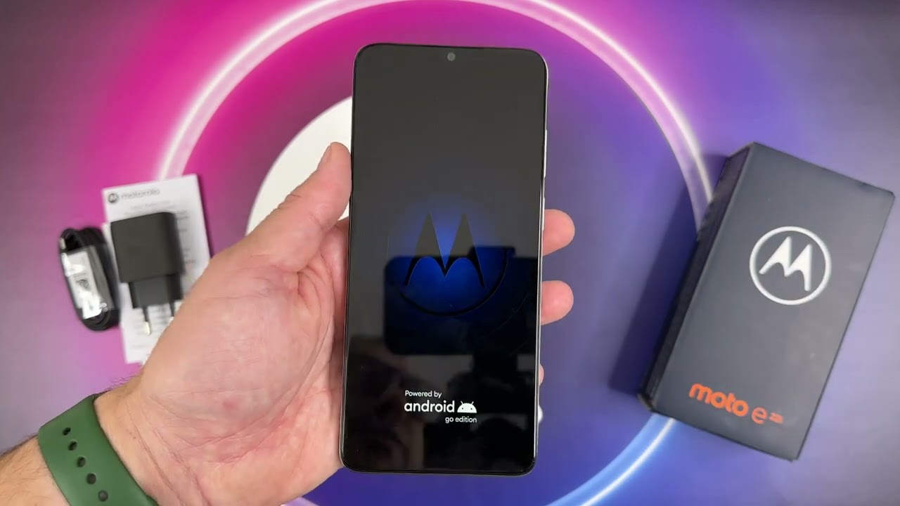 Déballage Motorola Moto E22i