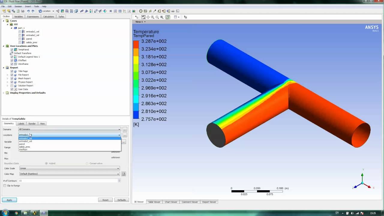 ANSYS CFD (CFX y Fluent) Cantidad de calor - Parte 2/2