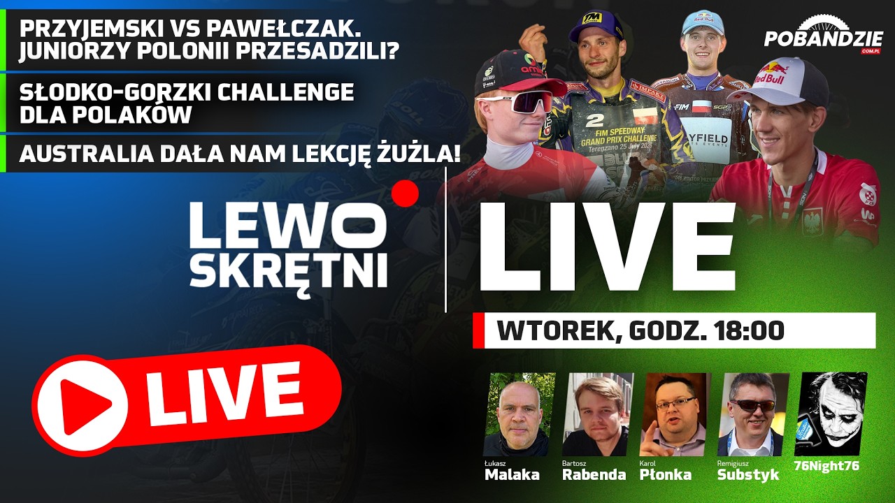LIVE: PRZYJEMSKI I PAWEŁCZAK NABROILI! SŁODKO-GORZKI CHALLENGE I WTOPA Z AUSTRALIĄ | LEWOSKRĘTNI