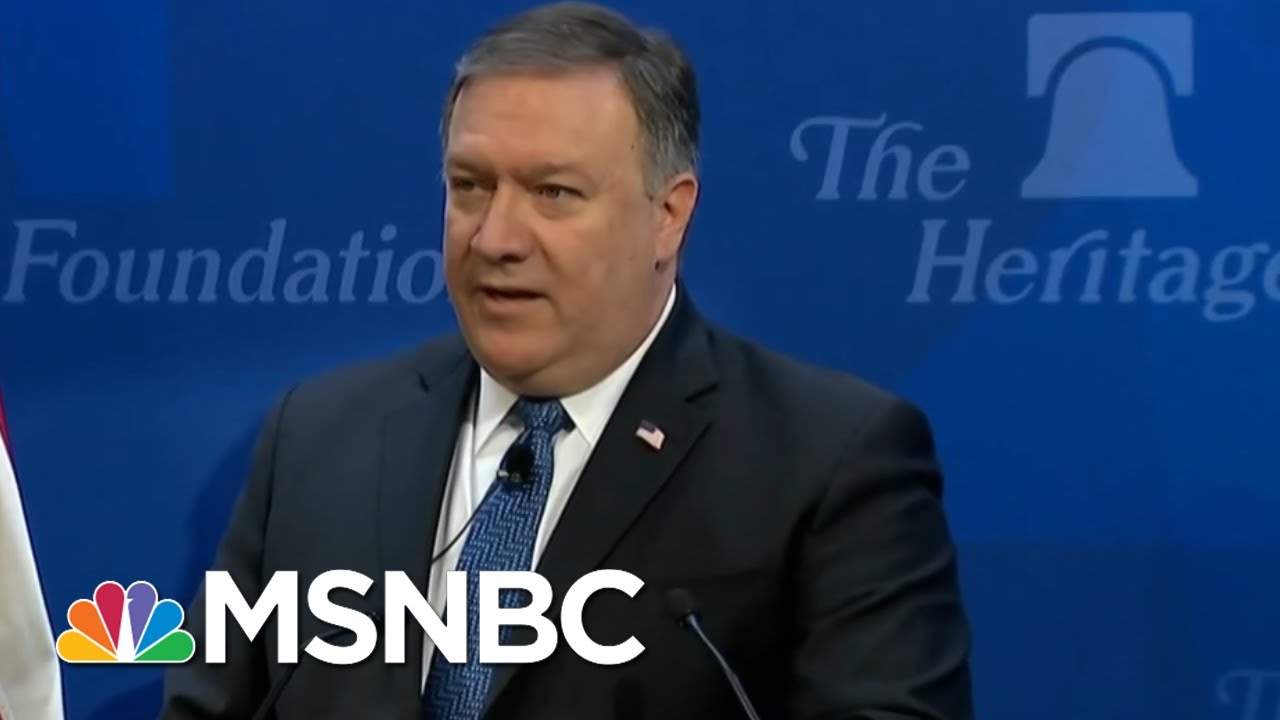 Mike Pompeo’s ‘Plan B’: ‘Crush’ Iran With Financial Pressure, Sanctions | Velshi & Ruhle | MSNBC
