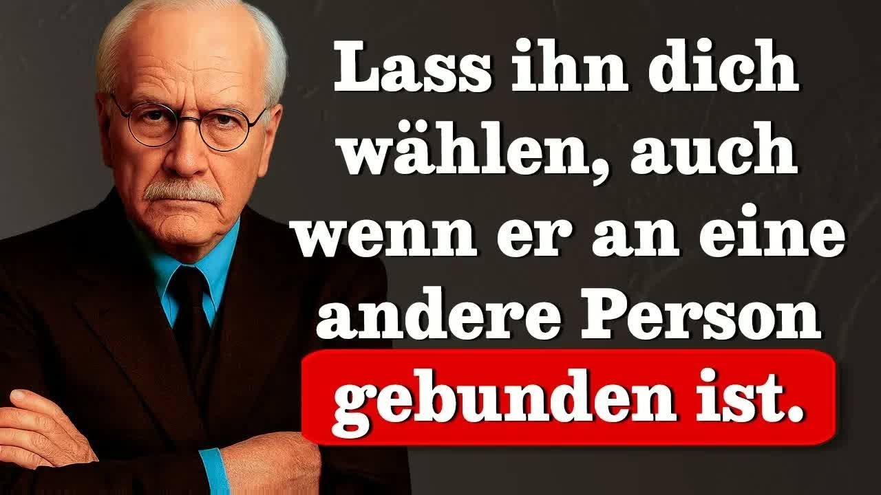 Wie er dich wählt, auch wenn er an eine andere Person gebunden ist ｜ Carl Jung
