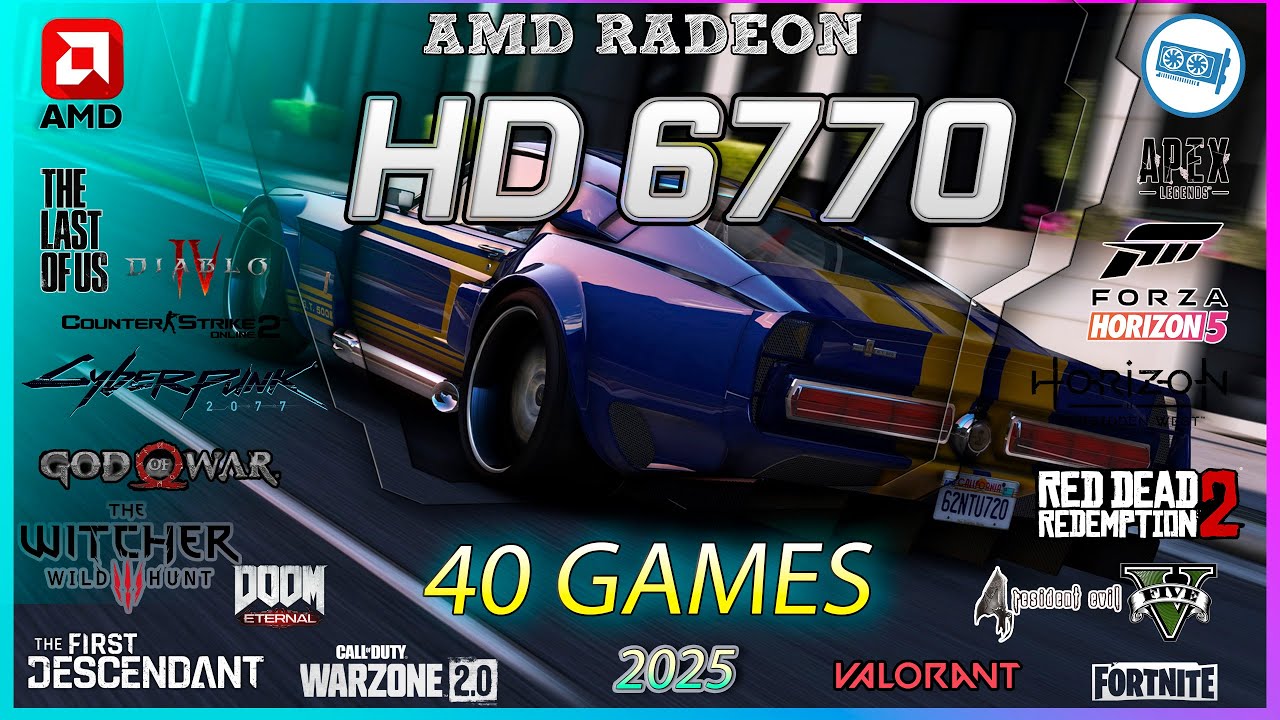 HD 6770 + R5 5600X Unleashed: Can It Handle 40 Popular Games? Find Out Now!