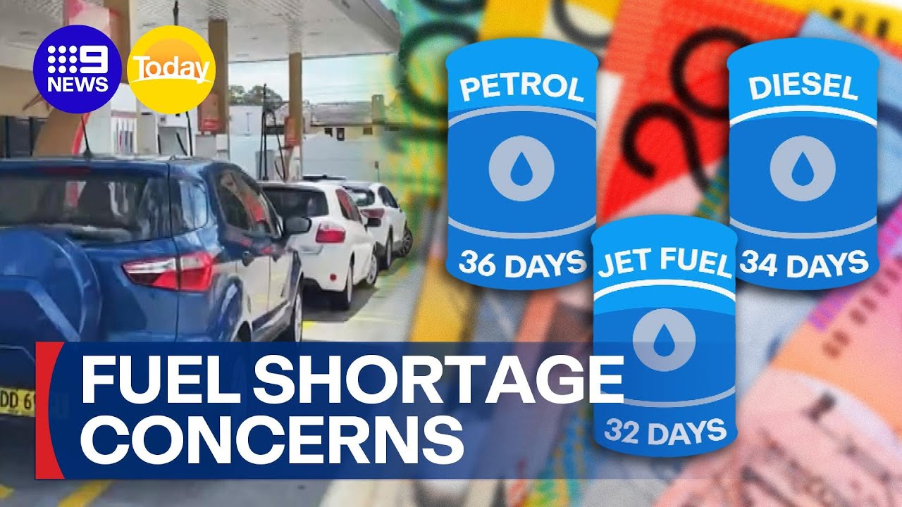 How concerned should Australians be about fuel supply? | 9 News Australia