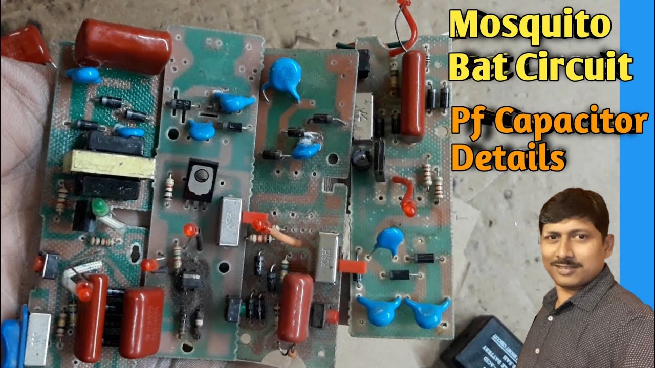 mosquito bat pf capacitor details | Mosquito bat me kitne prokar ke pf capacitor use hotay