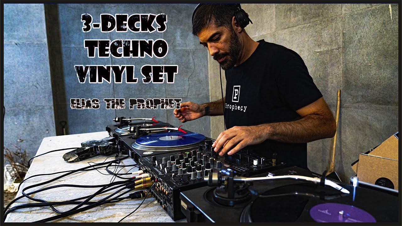 3-Decks TECHNO Vinyl Set / Elias The Prophet \ Electronic Music in Abandoned Places