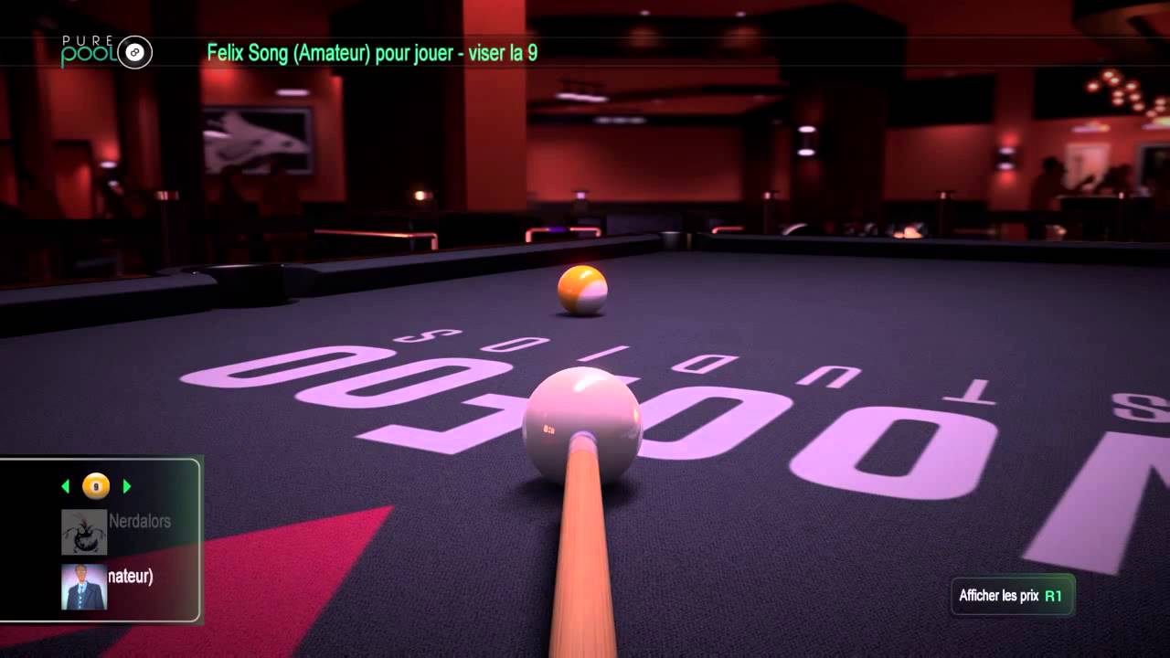 Gameplay de Pure Pool sur PS4