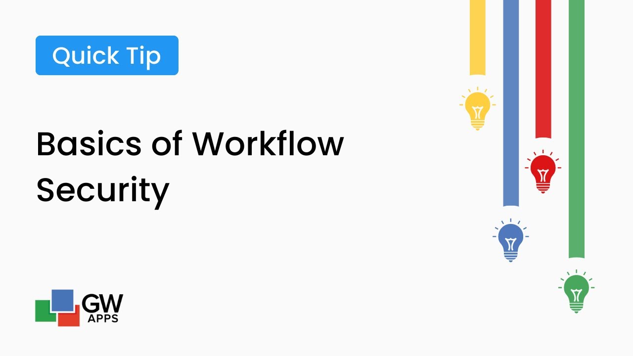 Basics of Workflow - Security