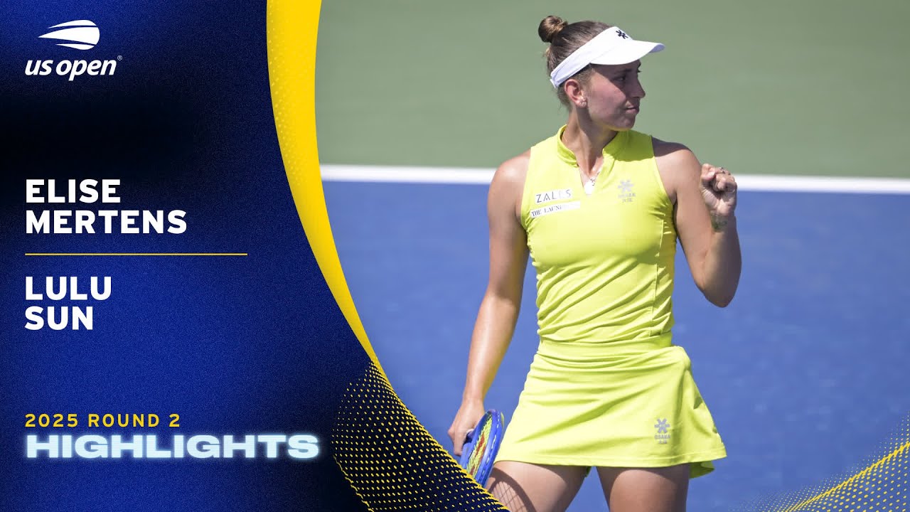 Elise Mertens vs. Lulu Sun Highlights | 2025 US Open Round 2