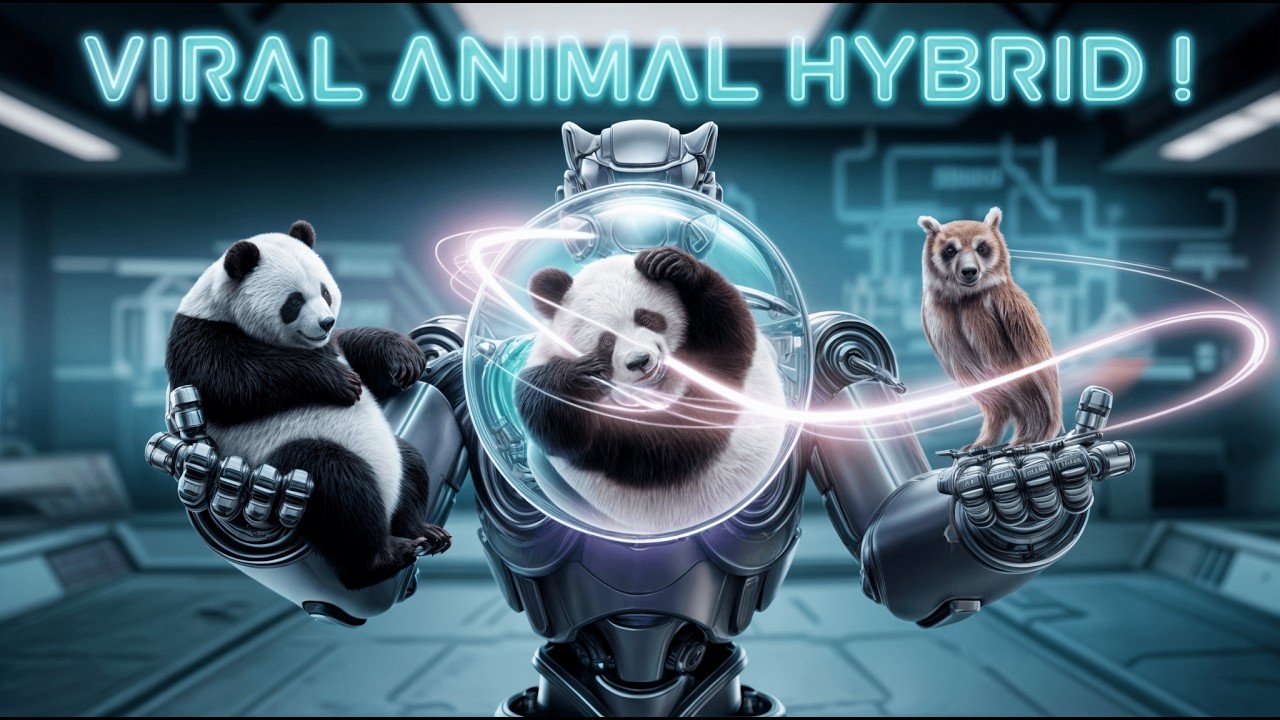 NEW METHOD: How to create viral Hybrid animal videos using AI