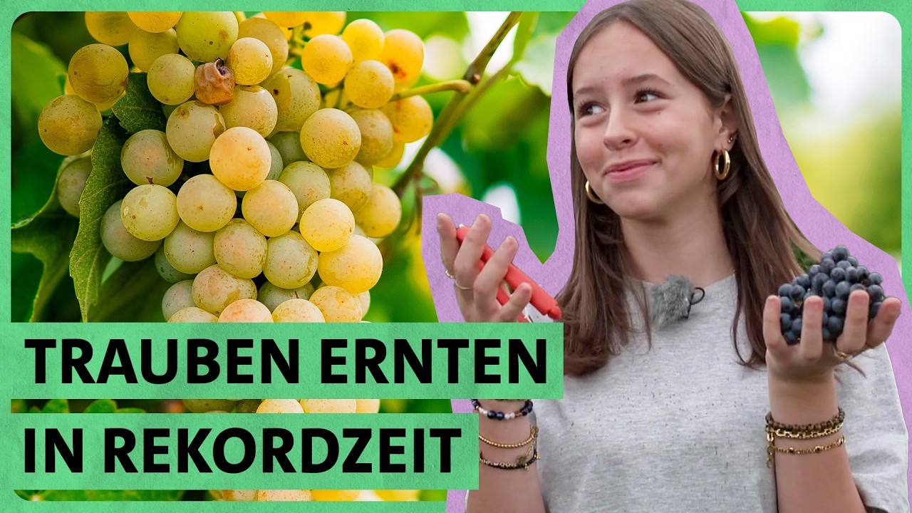 Traubensaft herstellen wie ein Profi? Schafft Sch&uuml;lerin C&eacute;cilia die JobChallenge: Winzer/-in | ARD