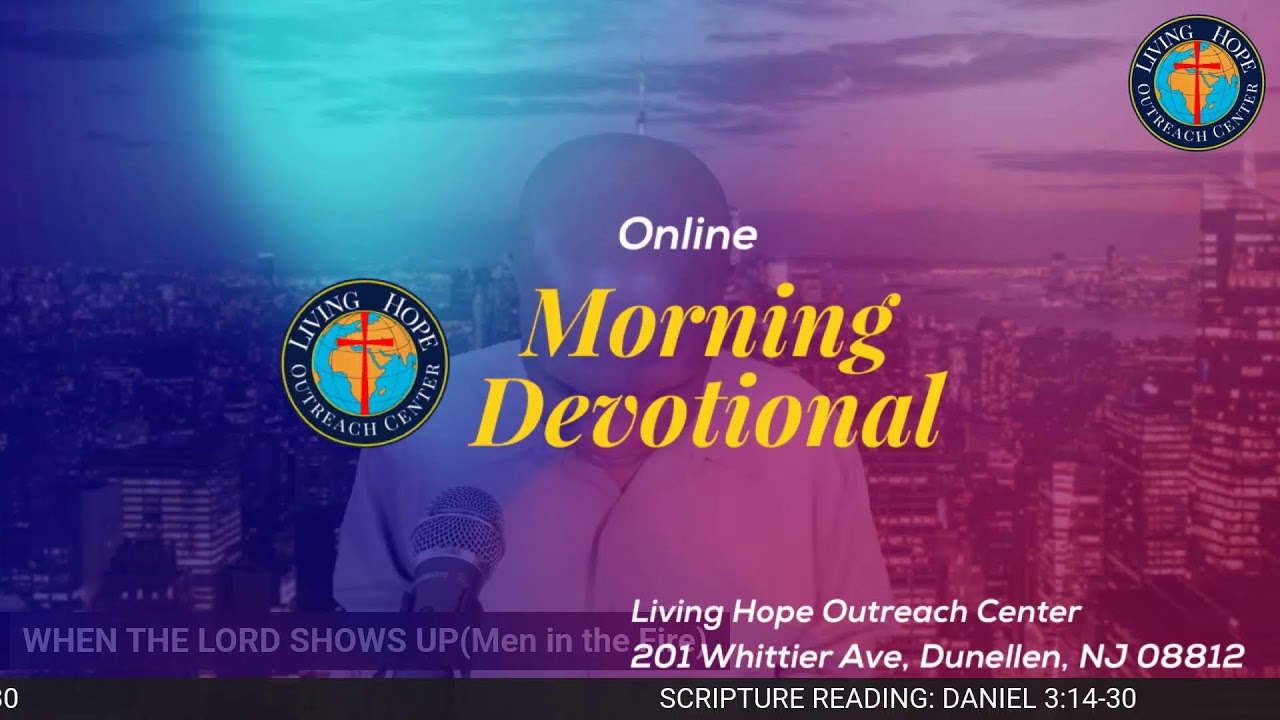 WHEN THE LORD SHOWS UP(Men in the Fire)