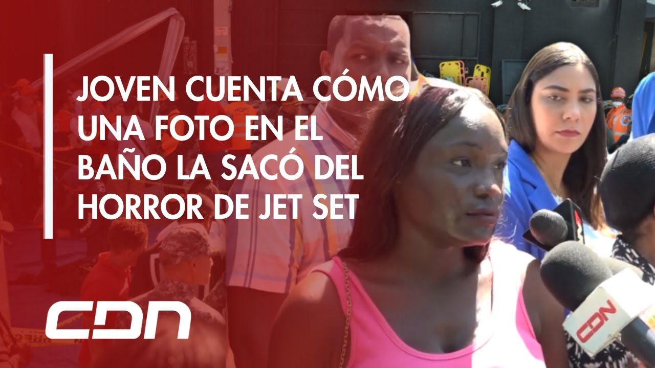 Joven relata cómo una foto en el baño le salvó la vida en la tragedia de Jet Set