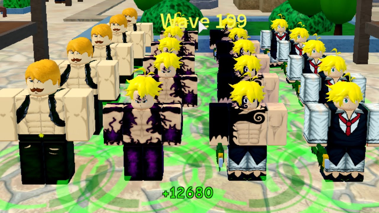 Seven Deadly Sins Only Challenge in All Star Tower Defense (Escanor / Meliodas 6 Star WHEN?) Roblox