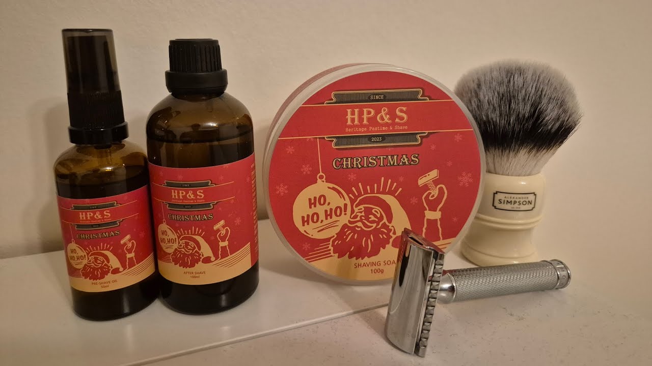 Wetshaving: Hwayeon Soap Co, Terrys soap - Christmas | Mühle r89 