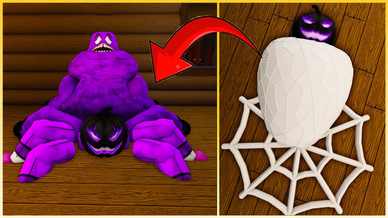 🟣 TEK RENK ÖRÜMCEK KATİL CHALLENGE 🟣| ROBLOX SPİDER [ ÖRÜMCEK ] ONE COLOR CHALLENGE | HAN KRAL EKİP