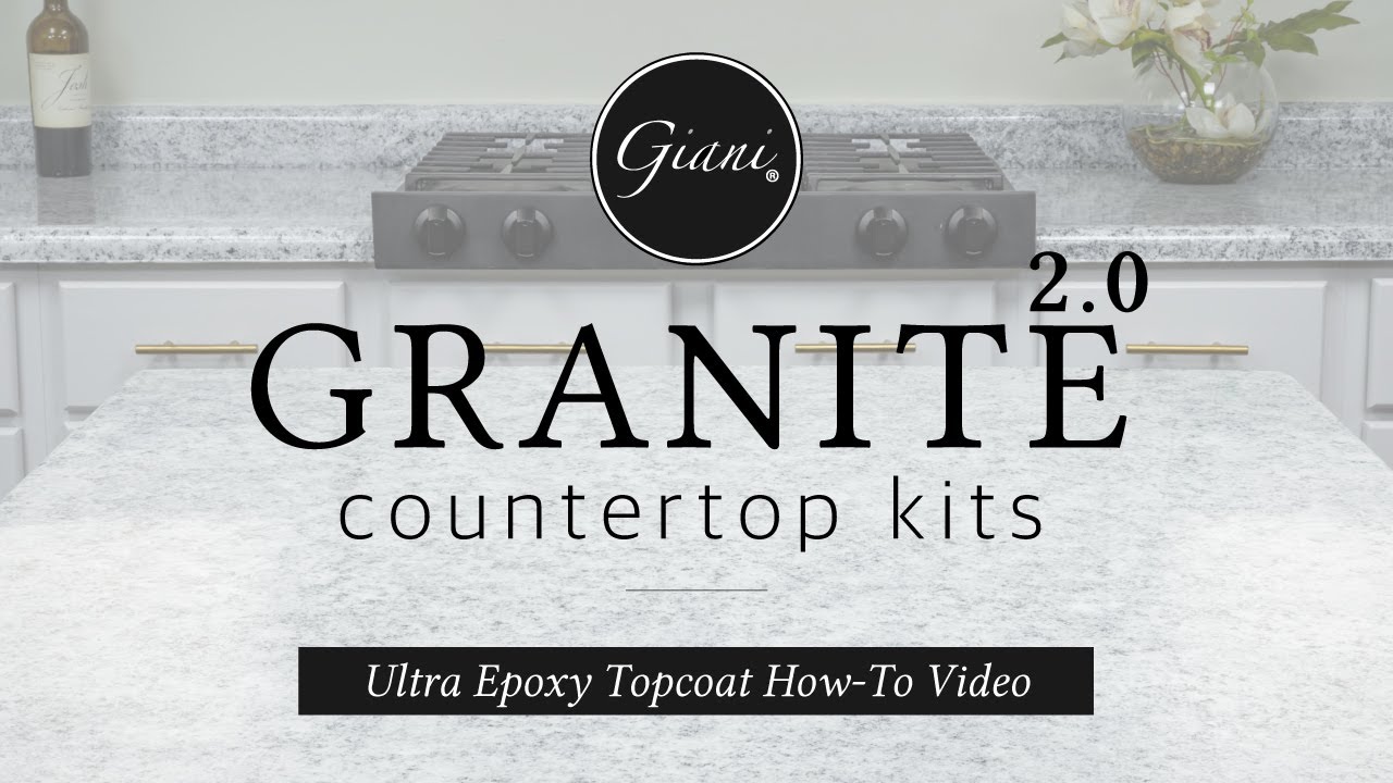 Комплекты столешниц Giani® Granite 2.0 — видеоинструкция по нанесению ультра-эпоксидного верхнего...