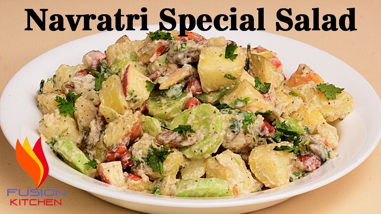 Navratri Special Salad Recipe,Breakfast Salad Recipe,Quick Healthy & Tasty Salad,FKM-420