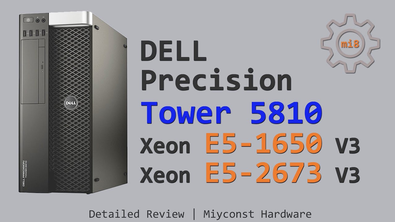 🇬🇧 Detailed review of Dell Precision Tower 5810 LGA 2011-3 | Turbo Boost Unlock | CPU overclocking