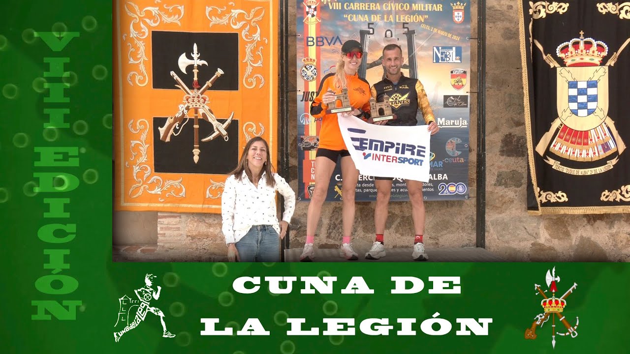 Los premiados de la carrera de 20 km. de la 'VIII Cuna de la Legión'