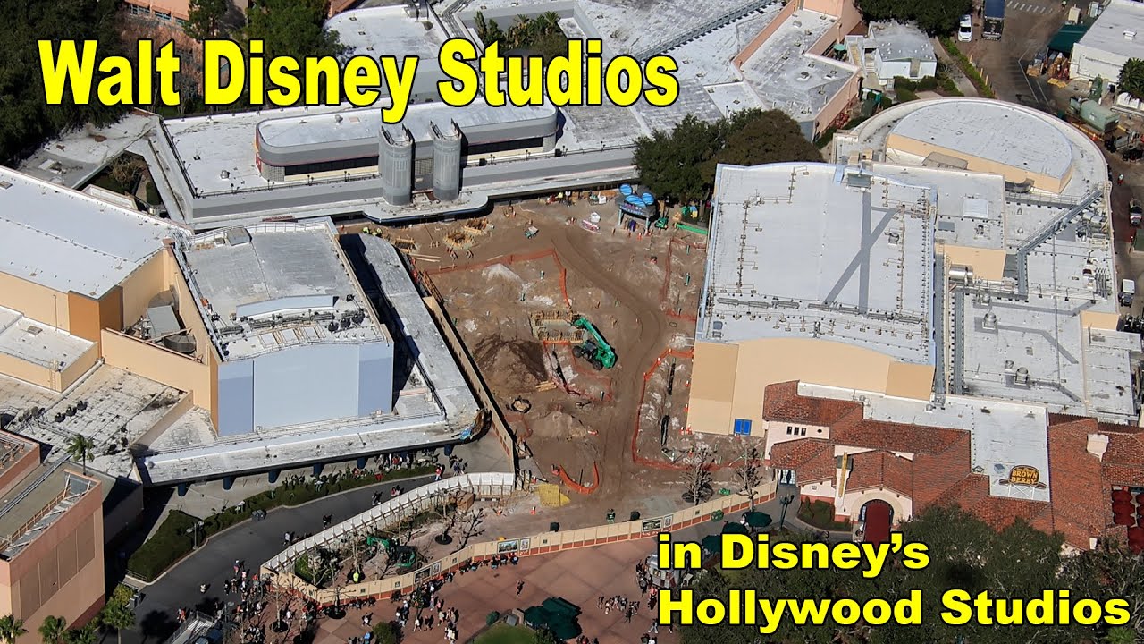 Walt Disney Studios construction