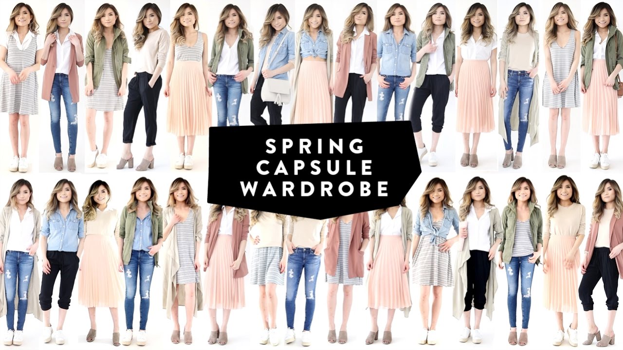 12 Pieces = 30 Looks | Spring Capsule Wardrobe | Minimalist Fashion Lookbook | Miss Louie