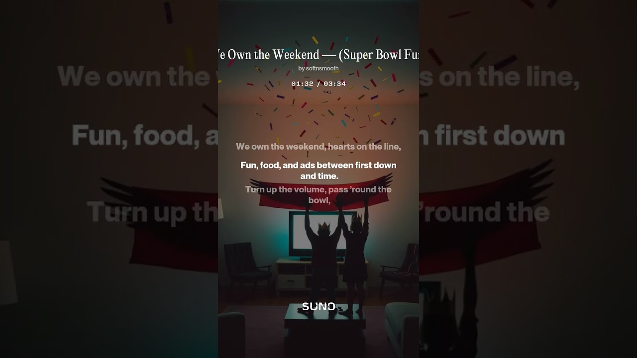 We Own the Weekend — (Super Bowl Fun)