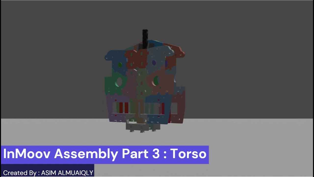 InMoov Assembly Part 3 : Torso