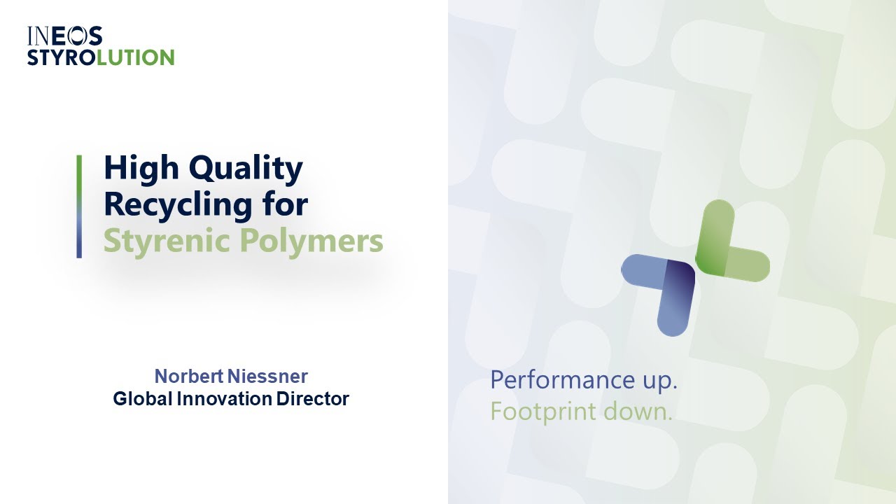 High quality recycling for styrenic polymers (webinar)