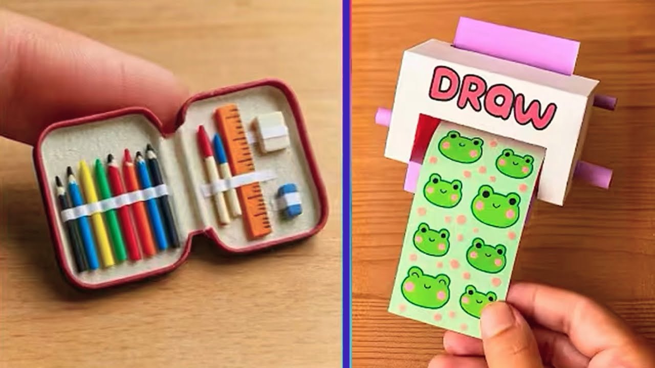 Paper craft / Easy to make/ how to make/ miniature craft/ school project / Tonni art and craft