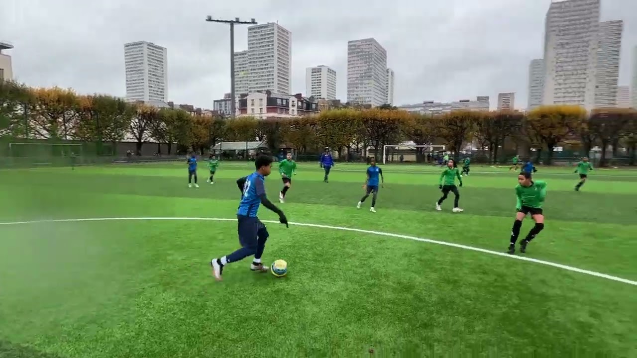 Paris 13 Atletico - Ris Orangis  / U12 (3-3) Première mi-temps. 18 novembre 2023. [Score final 5-6]
